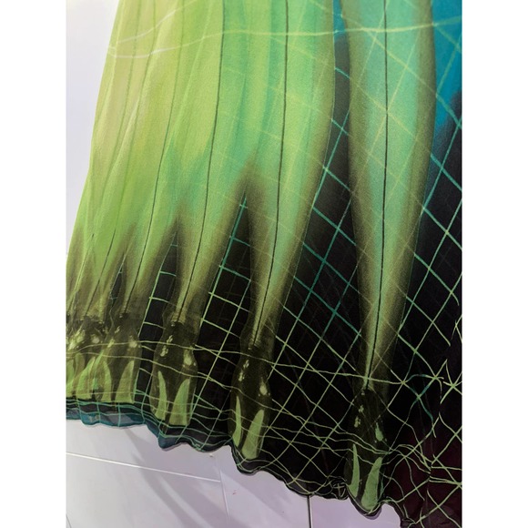 Jean Paul Gaultier femme RARE silk optical illusion stiletto pants US 10 - Picture 7 of 7